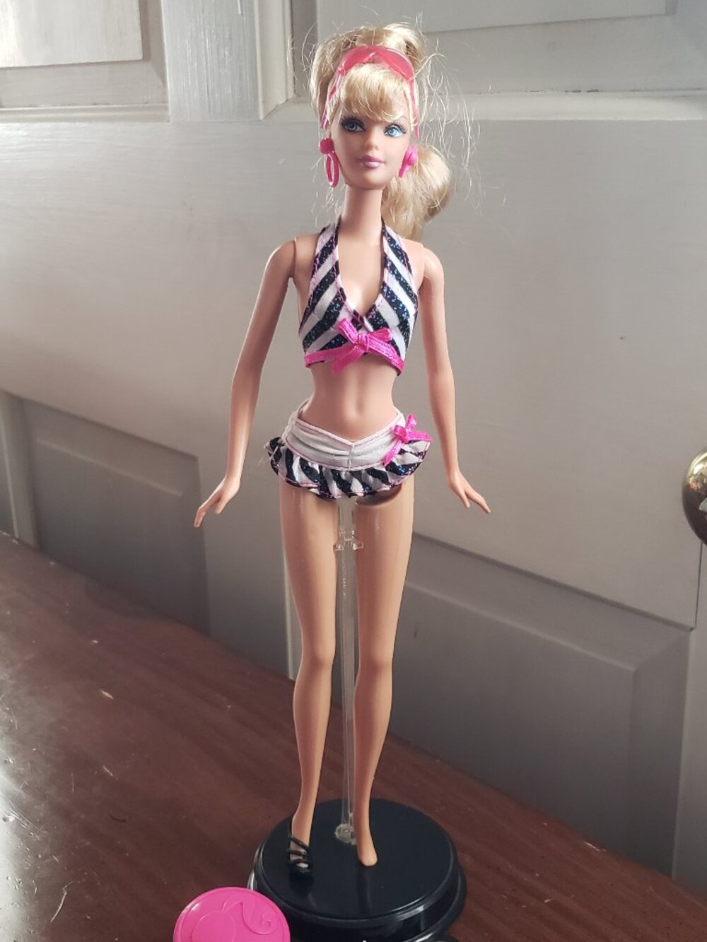 Barbie Then and Now 2009 bathing suit doll